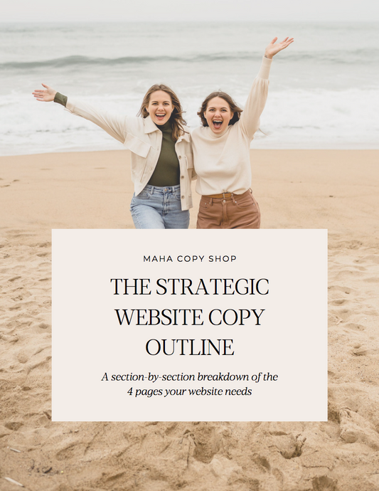 The Strategic Website Copy Outline