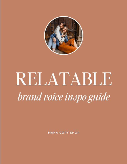The Relatable Brand Voice Inspo Guide